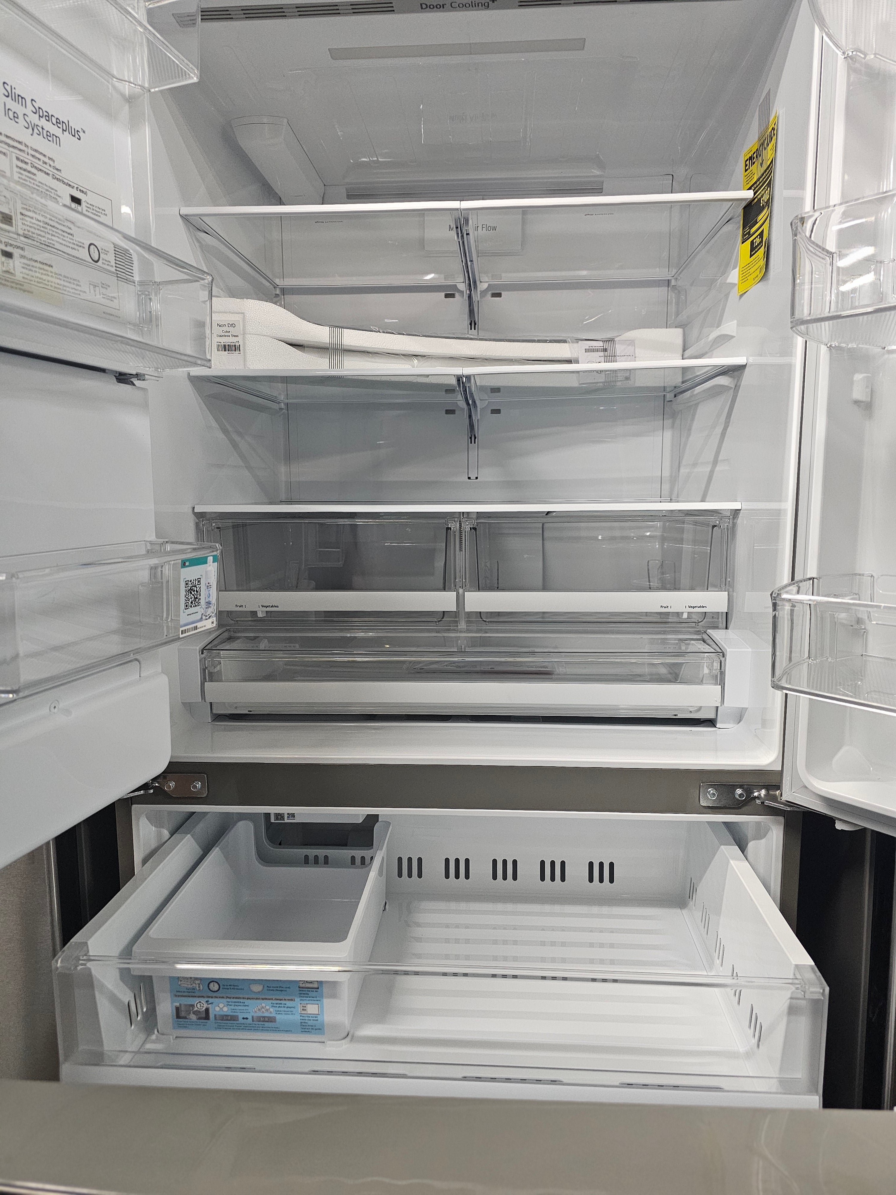 LG 27.7 Cu. Ft. French Door Smart Refrigerator with External Ice and Water Stainless Steel